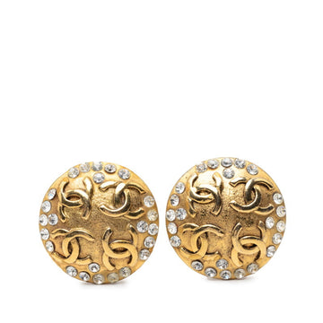 Chanel Cc Logo Clip-On Earrings Metal