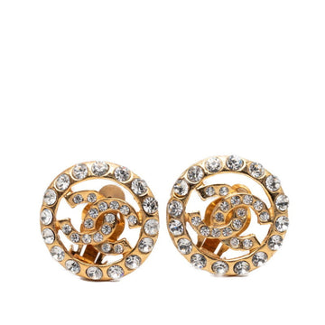 Chanel Cc Logo Clip-On Earrings Metal