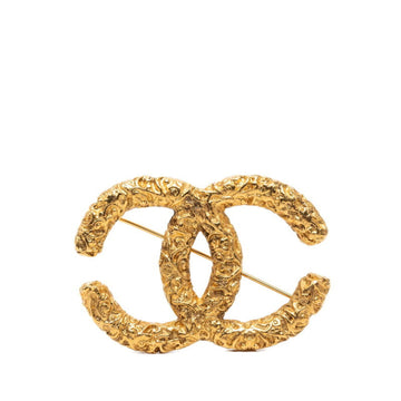 Chanel Cc Logo Brooch Metal