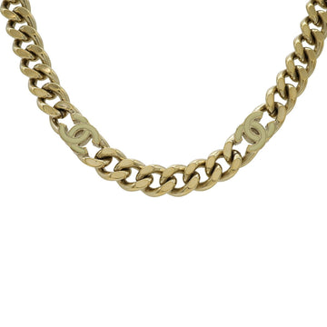 Chanel Cc Logo Chain Pendant Necklace