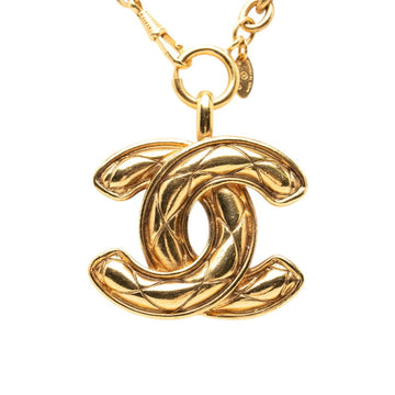 Chanel Cc Logo Chain Pendant Necklace