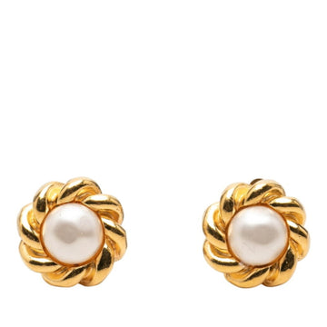 Chanel Vintage Earrings Pearl