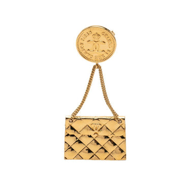 Chanel Cc Logo Brooch Metal