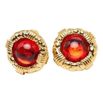Chanel Clip-On Earrings Gold-