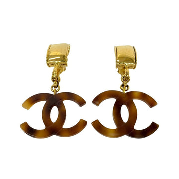 Chanel Cc Logo Clip-On Earrings Metal