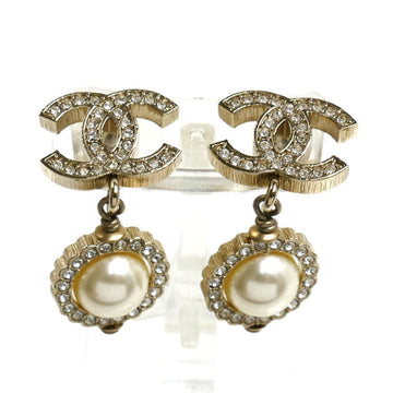 Chanel Cc Logo Earrings Metal