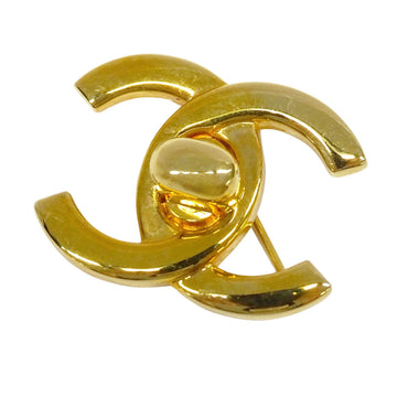 Chanel Vintage Turnlock Brooch Metal