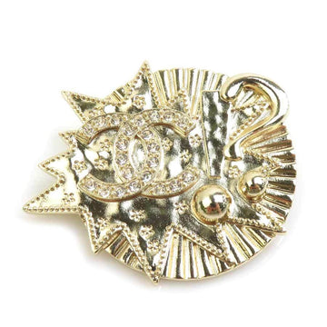 Chanel Brooch Metal Gold