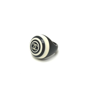 Chanel Cc Logo Round Ring Metal