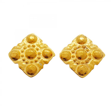 Chanel Clip-On Earrings Gold-