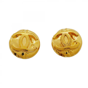Chanel Cc Logo Clip-On Earrings Metal