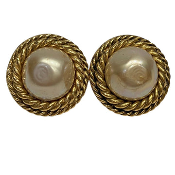 Chanel Cufflinks Gold Plated Bracelet
