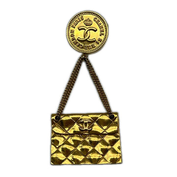 Chanel Cc Logo Brooch Metal