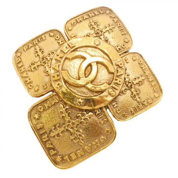 Chanel Cc Logo Brooch Metal