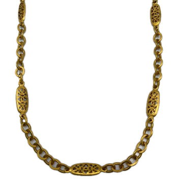 Chanel Cc Logo Chain Pendant Necklace