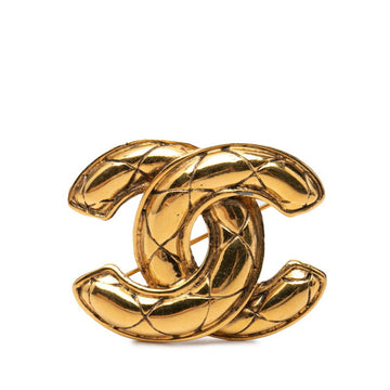 Chanel Cc Logo Brooch Metal