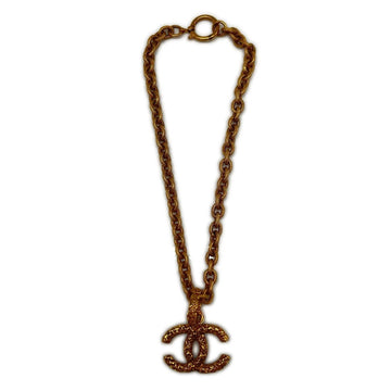 Chanel Cc Logo Chain Pendant Necklace