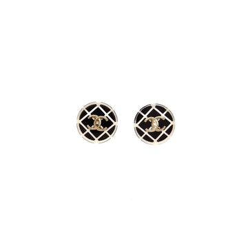 Chanel Cc Logo Earrings Metal