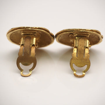 Chanel Cc Logo Clip-On Earrings Metal