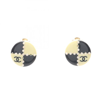 Chanel Cc Logo Clip-On Earrings Metal