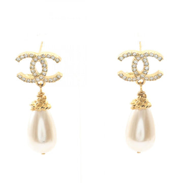 Chanel Cc Logo Earrings Metal
