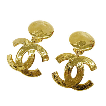 Chanel Cc Logo Clip-On Earrings Metal