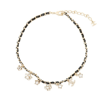 Chanel Cc Logo Pendant Necklace Gold-