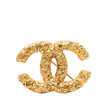 Chanel Cc Logo Brooch Metal