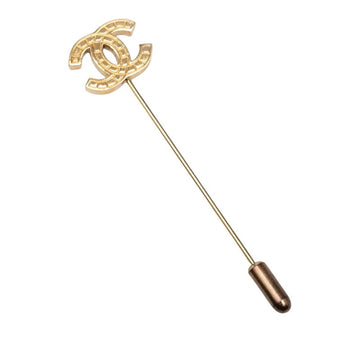 Chanel Cc Logo Brooch Metal