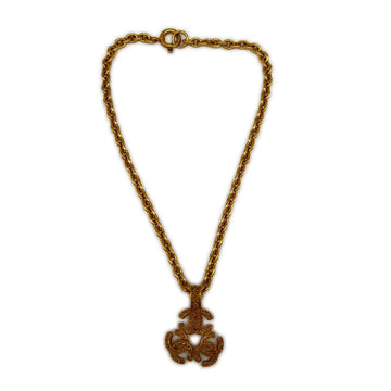 Chanel Cc Logo Chain Pendant Necklace