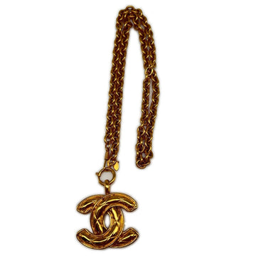 Chanel Cc Logo Chain Pendant Necklace