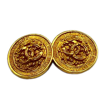 Chanel Cc Logo Clip-On Earrings Metal