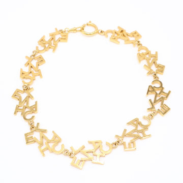 Chanel Cc Logo Pendant Necklace Metal