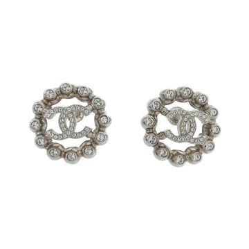 Chanel Earrings Silver-Tone Metal