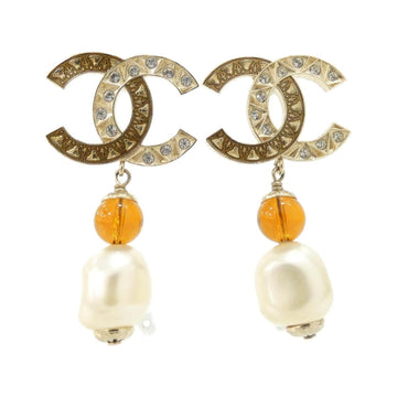 Chanel Earrings Gold-Tone Metal