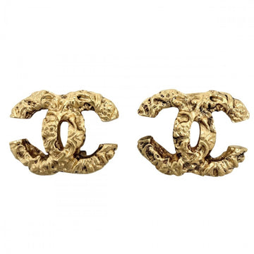 Chanel Cc Logo Clip-On Earrings Metal