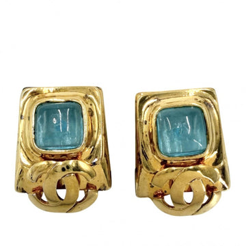 Chanel Cc Logo Clip-On Earrings Metal