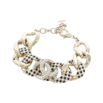 Chanel Bracelet Artificial Pearl Black