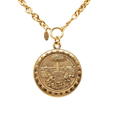 Chanel Cc Logo Chain Medal Pendant