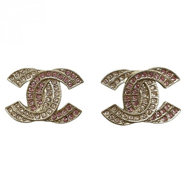 Chanel Cc Logo Clip-On Earrings Metal