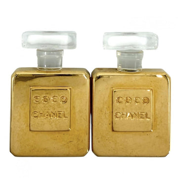 Chanel Clip-On Earrings Gold-