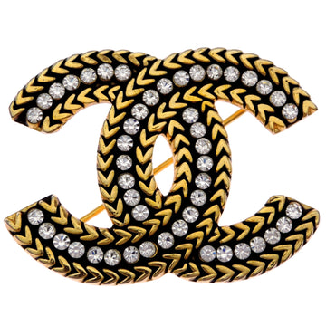 Chanel Cc Logo Brooch Metal
