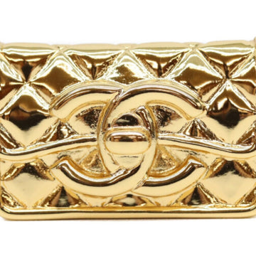 Chanel Cc Logo Turnlock Brooch Metal