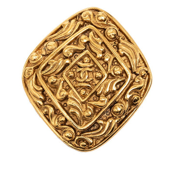 Chanel Cc Logo Brooch Metal
