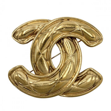 Chanel Cc Logo Brooch Metal