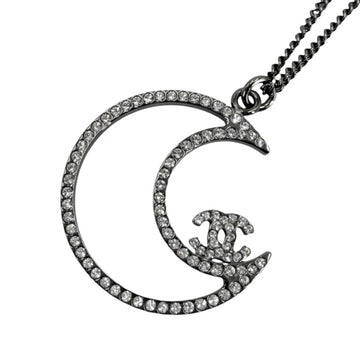 Chanel Cc Logo Pendant Necklace Sterling