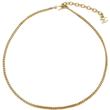Chanel Cc Logo Chain Pendant Necklace