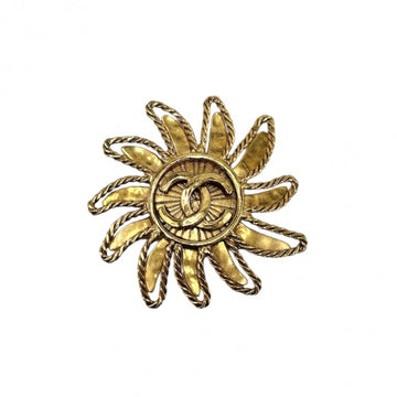 Chanel Cc Logo Brooch Metal