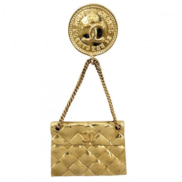 Chanel Cc Logo Brooch Metal