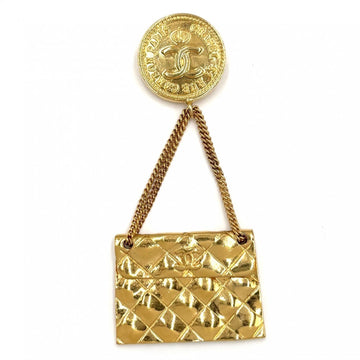 Chanel Cc Logo Brooch Metal